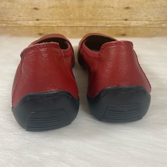 Array Willow Red Leather Size 9 M Slip-On Shoes Flats Loafers - Picture 4 of 10